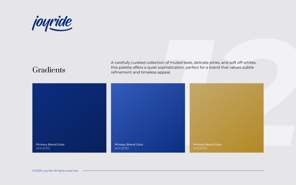 12 Gradients
